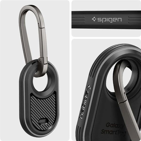 Spigen Rugged Armor púzdro Samsung Galaxy Smart Tag 2 2023 čierne - Puzdra - Obrázok VGV3000N01