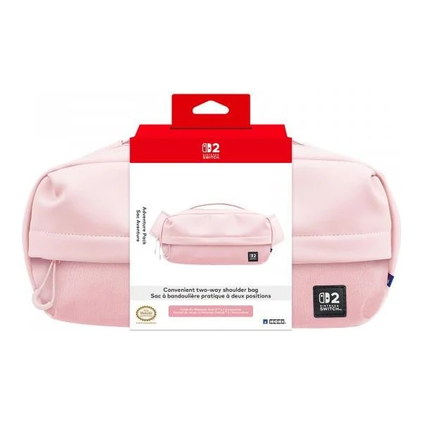 HORI taška Adventure Pack Cozy Pink (NSW/NSW2/OLED) ružové - Tašky - Obrázok VGYL000K01