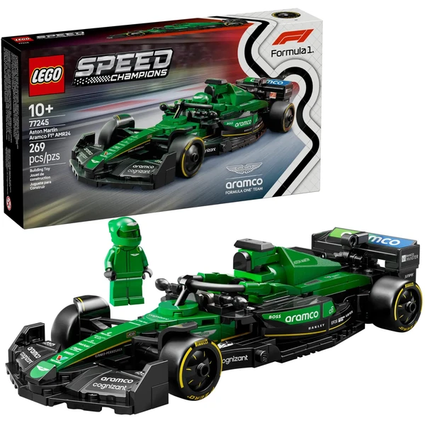 LEGO Speed ??Champions 77245 Závodné auto Aston Martin Aramco F1 AMR24 - LEGO - Hlavný obrázok