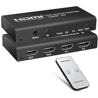 PremiumCord HDMI switch 2:2, 4K@60Hz, 1080p s diaľkovým ovládačom - Ostatné
