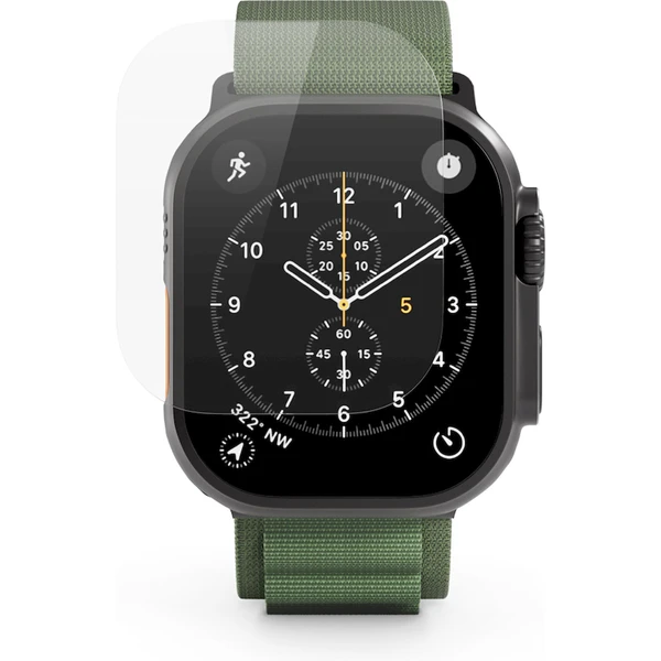 Epico SlimCeramic 3D ochranné sklo pre Apple Watch Ultra 49mm s jednokrokovým aplikátorom - Ochranné fólie a sklo - Obrázok VKJJ000K01