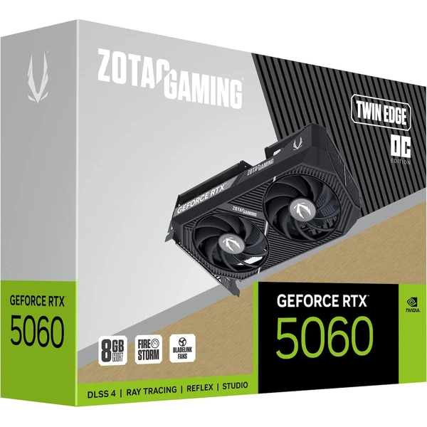 ZOTAC NVIDIA GeForce RTX 5060 Twin Edge OC - Grafické karty - Obrázok VKLI000K01