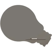 Rocada Skin Shape Idea 6461-7039 magnetická tabuľa kremenná šedá RAL 7039 - Magnetické tabule