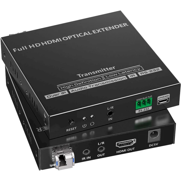 PremiumCord Optický HDMI extender FULL HD 1080 až na 40km - Ostatné - Obrázok VKNF000K01