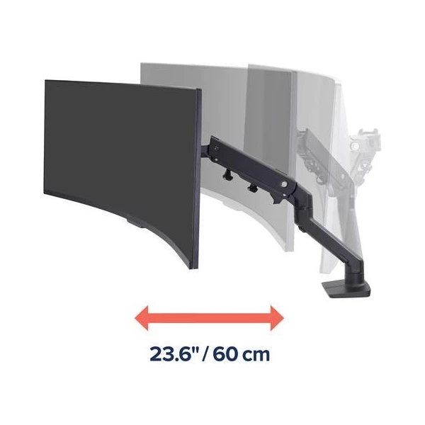 Ergotron HX Desk Stolné rameno pre 1 monitor 49" čierne - Držiaky pre obrazovky - Obrázok VLMB100501