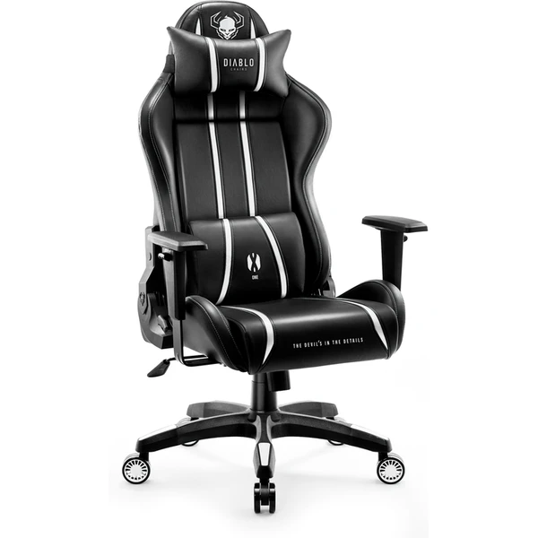 Diablo X-One 2.0 Normal Size herná stolička čierno-biela - Stoličky - Obrázok VM2G000K01