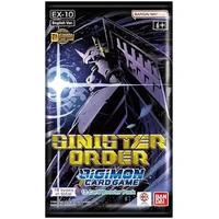 Digimon Card Game Sinister Order EX-10 Extra Booster - Zberateľské karty a nálepky