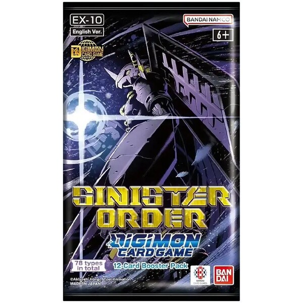 Digimon Card Game Sinister Order EX-10 Extra Booster