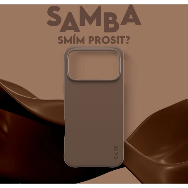 PanzerGlass® CARE Samba kryt s MagSafe Apple iPhone 17 Pro Max Espresso - Puzdra - Obrázok VMDH000K01