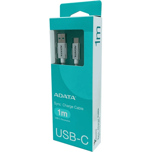 ADATA USB-C/USB-A napájací kábel 1m biely - Káble a redukcie - Obrázok VMG0000J01