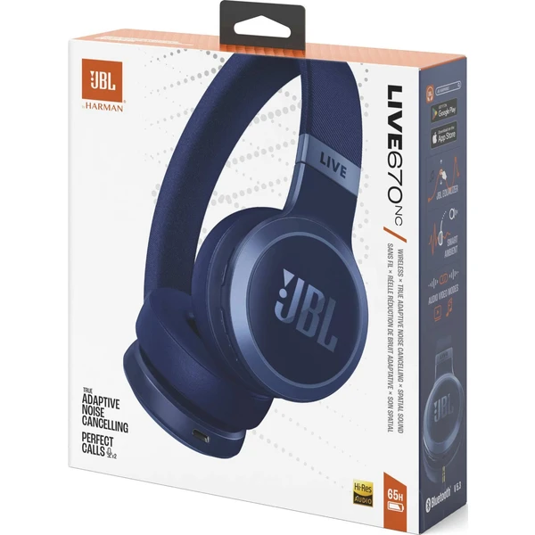 JBL Live 670NC modrá - Slúchadlá - Obrázok VN20000N01