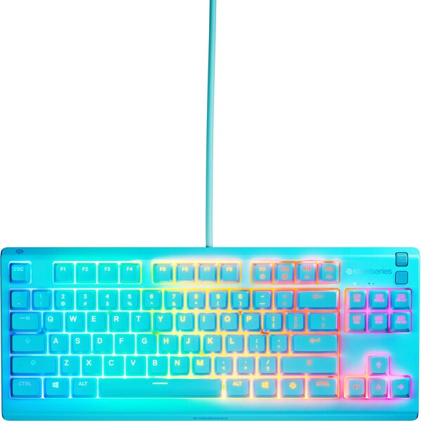 SteelSeries Apex 3 TKL herná klávesnica US modrá