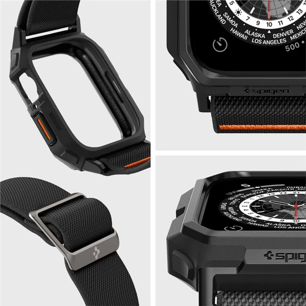 Spigen Lite Fit Pre remienok Apple Watch 45/44mm matne čierny - Remienky - Obrázok VOA1000P01