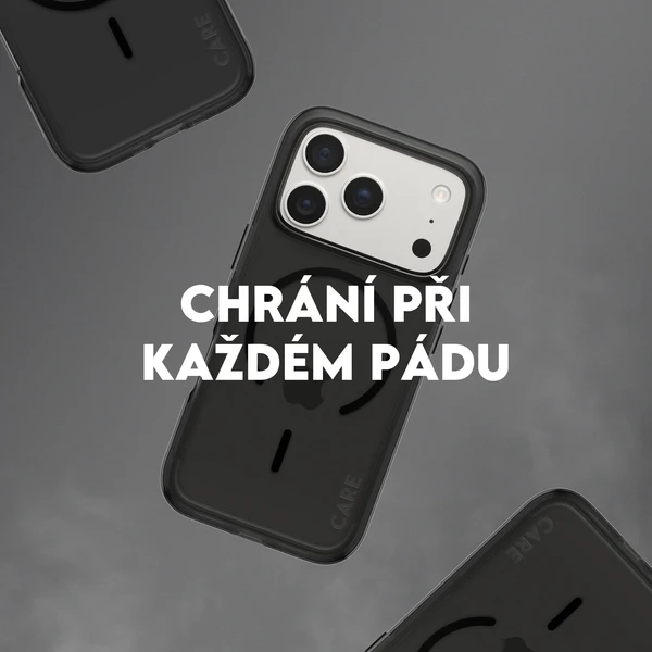 PanzerGlass® CARE Smokey kryt s MagSafe Apple iPhone 17 Pro dymový/čierny - Puzdra - Obrázok VODH000K01