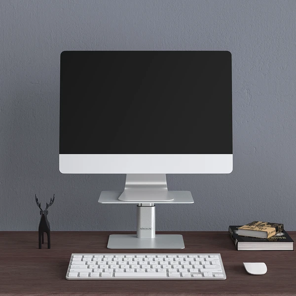 Nillkin HighDesk Adjustable monitor/notebook/MacBook stojan strieborný - Stojany - Obrázok VOM4000601