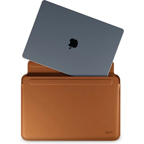 Epico kožené púzdro pre Macbook Pro 13,3"/Air 13"/Air 13,6" hnedé - Puzdra - Hlavný obrázok