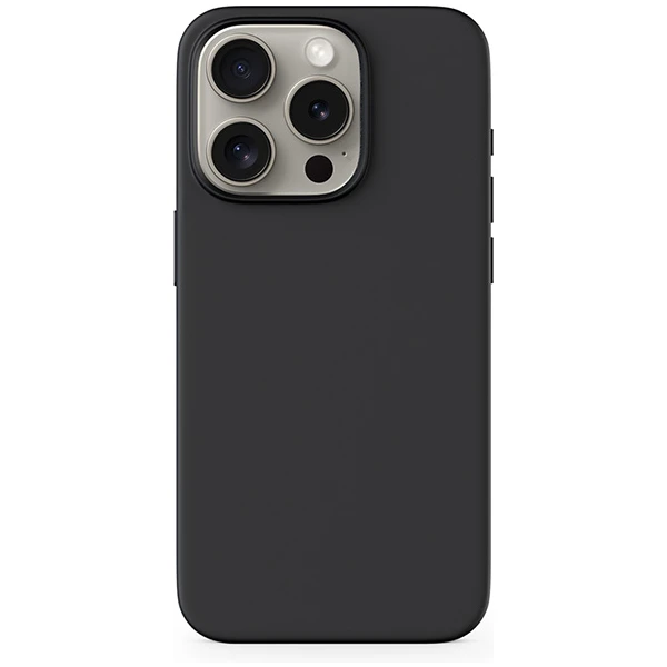 Epico Mag+ Silicone Case iPhone 15 Plus kompatibilný s MagSafe čierny - Puzdra - Hlavný obrázok