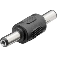 PremiumCord DC 5,5mm/DC 5,5mm redukcia čierna - Káble a redukcie