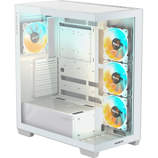 GIGABYTE C500 PANORAMIC STEALTH ICE biela - Počítačové skrine - Obrázok VT5H000K01