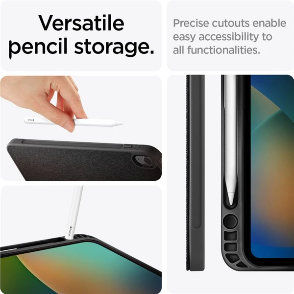 Spigen Urban Fit púzdro iPad 10.9" (2022)/iPad 11" (2025) čierne - Puzdra - Obrázok VT81000701