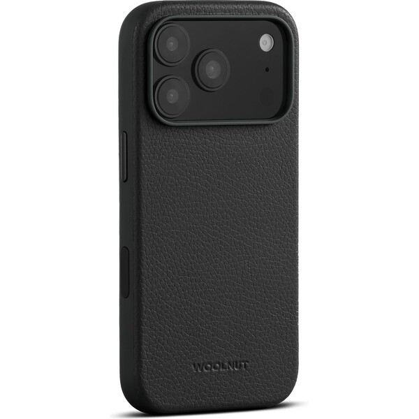 E-shop Woolnut MagSafe kožený kryt iPhone 17 Pro čierny