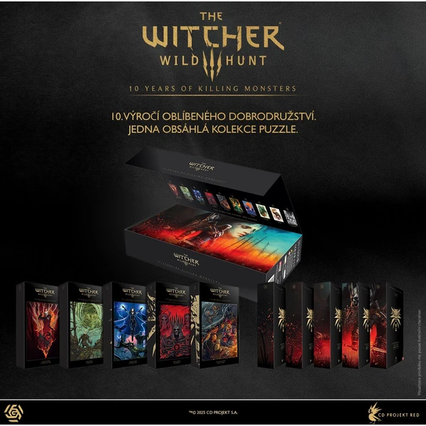 Darčeková kolekcia The Witcher 3: 10th Anniversary Puzzle - Puzzle - Obrázok VVJI000K01