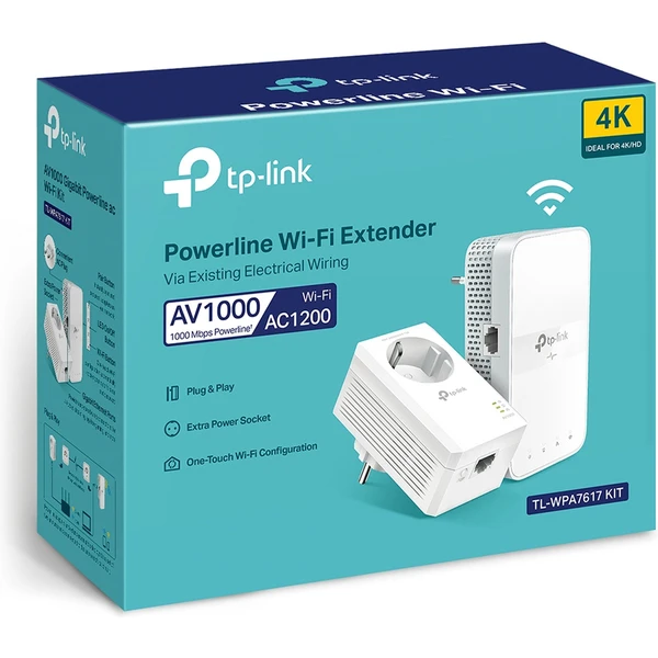 TP-Link TL-WPA7617KIT powerline + WiFi sada - Powerline - Obrázok VVMFF00101