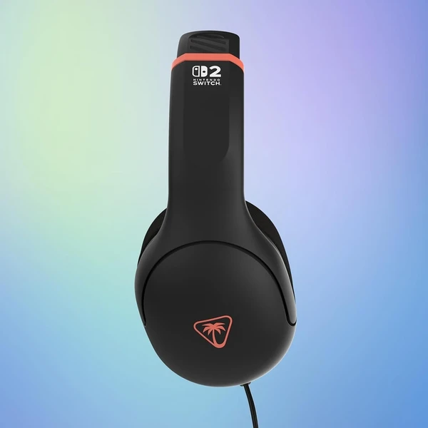 Turtle Beach Airlite Fit herné slúchadlá pre Nintendo Switch 2 červeno-čierna - Slúchadlá - Obrázok VWJI000K01
