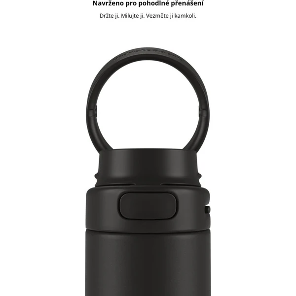 HidrateSpark PRO 2 múdra fľaša so slamkou, 621 ml čierna - Inteligentné fľaše - Obrázok VX2H000K01