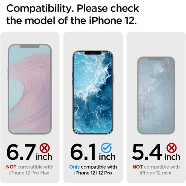 Spigen Glas tR EZ Fit tvrdené  - Ochranné fólie a sklo - Obrázok VX93200401