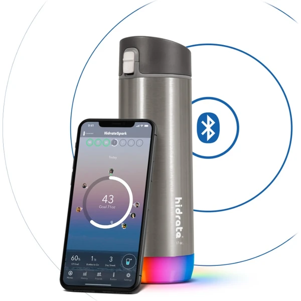 HidrateSpark bluetooth múdra fľaša nerezová - Inteligentné fľaše - Obrázok VXXEF00101