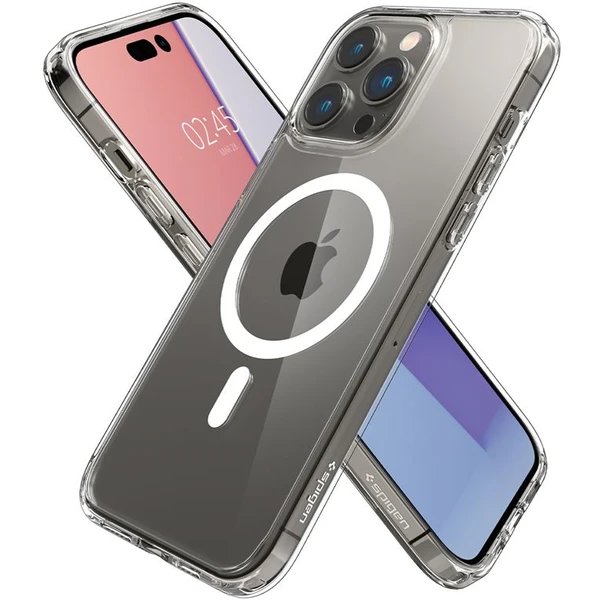 Spigen Ultra Hybrid kryt Mag iPhone 14 Pre biely - Puzdra - Obrázok VY2H300401