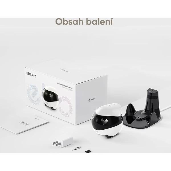 Enabot EBO Air 2 biela - IP kamery - Obrázok VY8L000K01