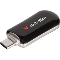 VERBATIM Plectra 128GB USB-C 3.2 Gen 1 flashdisk čierny - Flashdisky