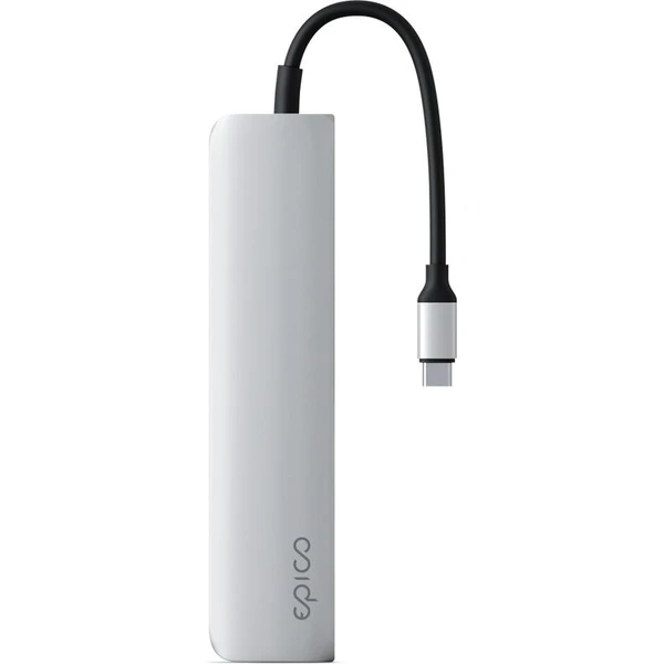 Epico 6v1 hliníkový húb 8K s USB-C hviezdne strieborný - USB huby - Obrázok VYMJ000K01