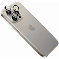 FIXED Camera Glass ochranné sklá Apple iPhone 15 Pro/15 Pro Max prírodný titán - Ochranné fólie a sklo