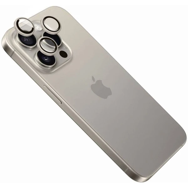 FIXED Camera Glass ochranné sklá Apple iPhone 15 Pro/15 Pro Max prírodný titán - Ochranné fólie a sklo - Hlavný obrázok