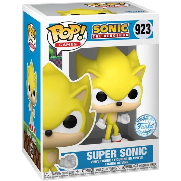 Funko POP! #923 Games: Sonic - Super Sonic (Šanca na chase) (Exclusive) - Funko POP! - Obrázok W024000P01