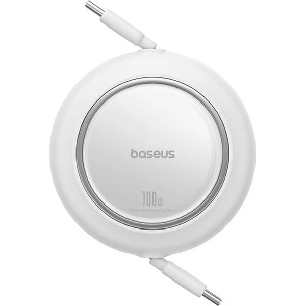 Baseus Free2Pull USB-C/USB-C napájací kábel 100W 1m biely - Káble a redukcie - Obrázok W02R000K01