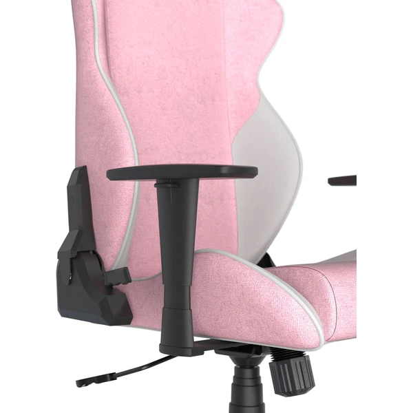 DXRacer GLADIATOR látková herná stolička ružovo-biela - Stoličky - Obrázok W04D000O01