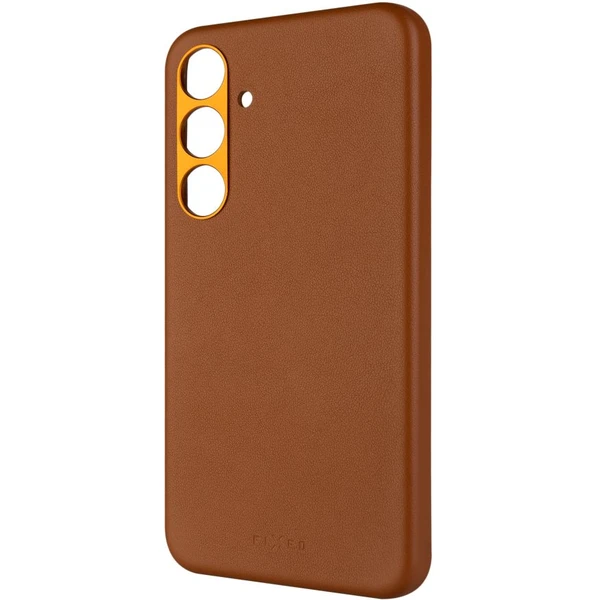 FIXED MagLeather kožený kryt s MagSafe Samsung Galaxy S24+ hnedý - Puzdra - Obrázok W071000K01