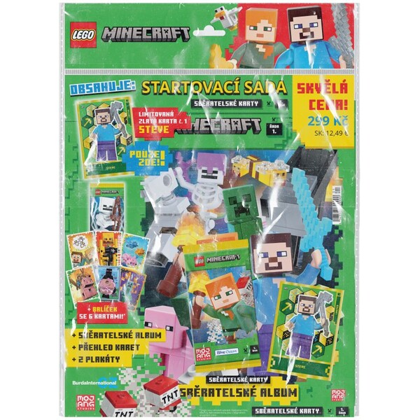 Lego Minecraft TCG Štartovací balíček kariet (1. séria)