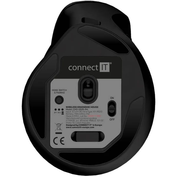 CONNECT IT FOR HEALTH Cloudy Left vertikálna myš čierna - Myši - Obrázok W0G8000N01