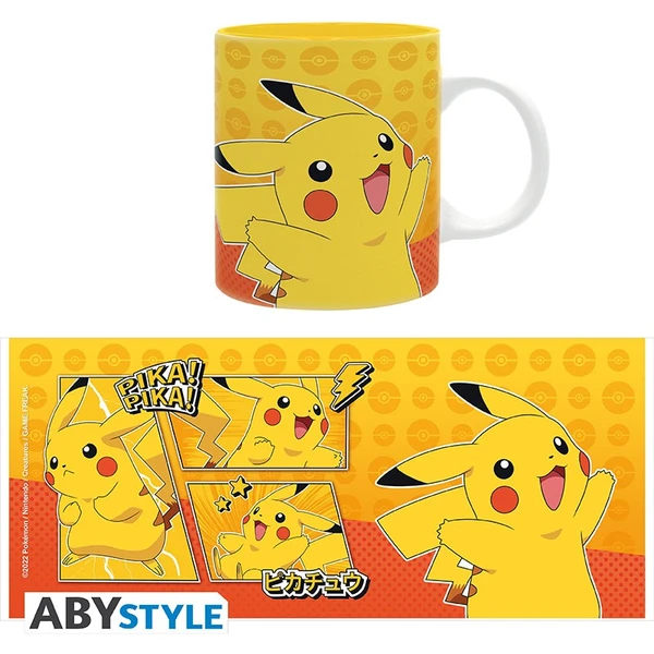 Hrnček Pokémon - Pikachu Comic Strip 320 ml - Hrnčeky - Obrázok W0I7000701