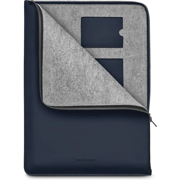 Woolnut Matné PU Folio puzdro MacBook Pro 16" tmavomodré - Puzdra - Obrázok W0JR100501