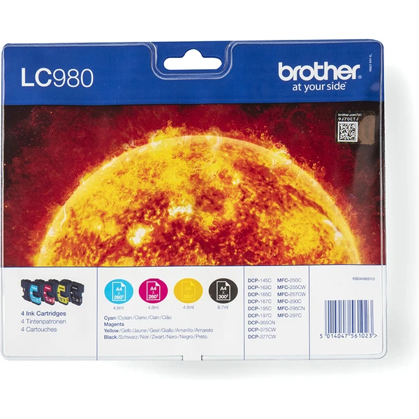 Brother LC980VALBP atrament multipack - Tonery - Hlavný obrázok