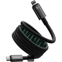Baseus Tungsten Gold USB-C/Lightning magnetický napájací kábel 20W 1m čierny - Káble a redukcie