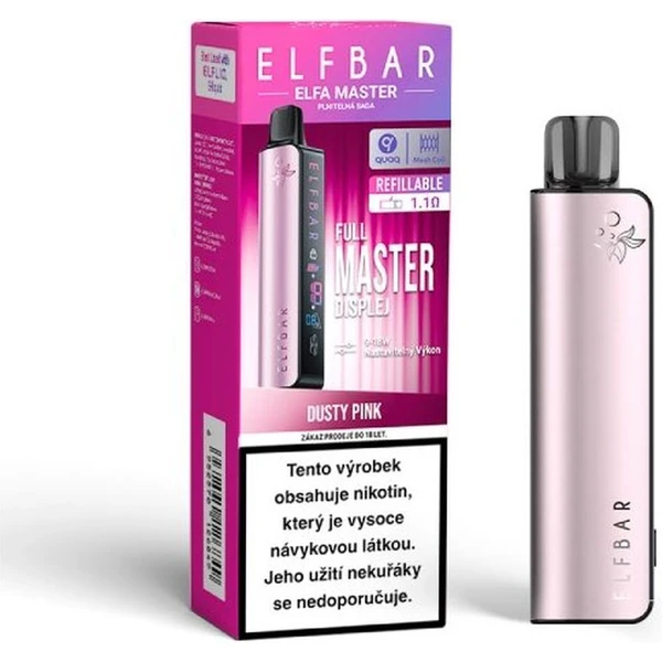 ElfBar ELFA Master Pod elektronická cigareta 850mAh Dusty Pink - Elektronické cigerety - Obrázok W13F000N01