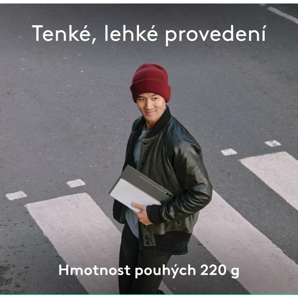 Logitech Keys to go 2 Apple bezdrôtová US klávesnica šedá - Klávesnice - Obrázok W145000J01
