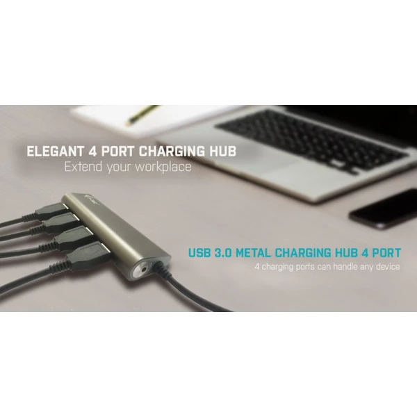 i-tec USB 3.0 Metal Charging HUB 448 4port - USB huby - Obrázok W19B000501